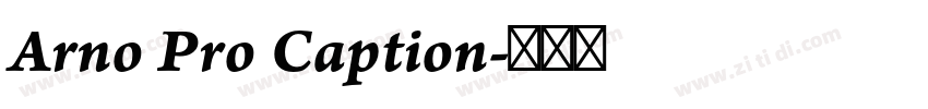Arno Pro Caption字体转换